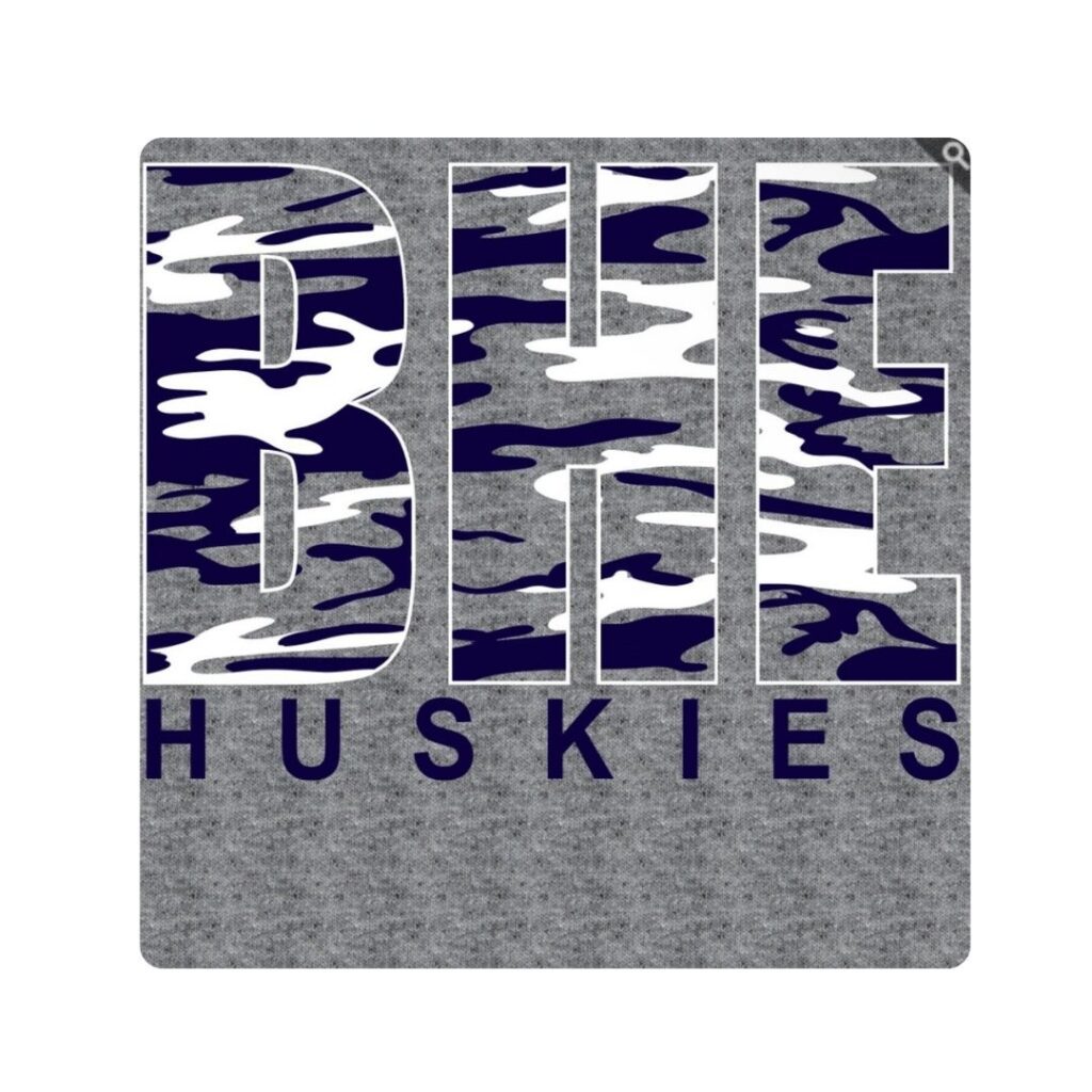 BHE Huskies Camo T-Shirt